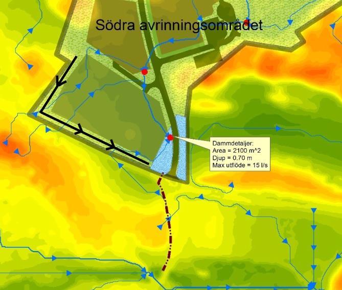 I magasinet sker rening via sedimentering. Dessutom kan lämpliga växter planteras som ökar reningen.