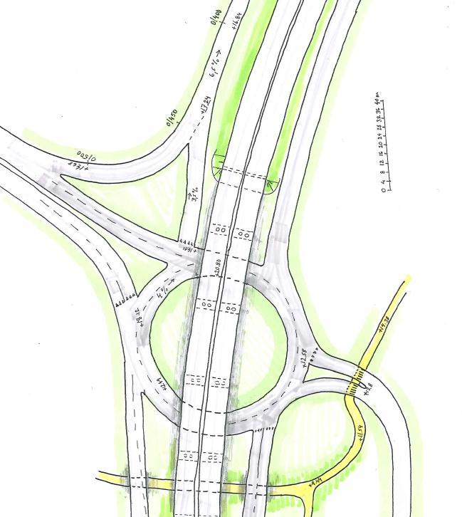 5. Kapacitet i trafikplats Ärvinge 5.1 Antaganden Trafiksituationen i trafikplats Ärvinge studeras med hänsyn till en anslutning från Ursvik området.