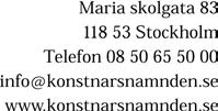 Regeringen Kulturdepartementet 103 33 Stockholm Stockholm 2014-02-28 KN 2014/1856 ÖVERLÄMNANDE AV BUDGETUNDERLAG Härmed överlämnas Konstnärsnämndens budgetunderlag för åren 2015-2017.