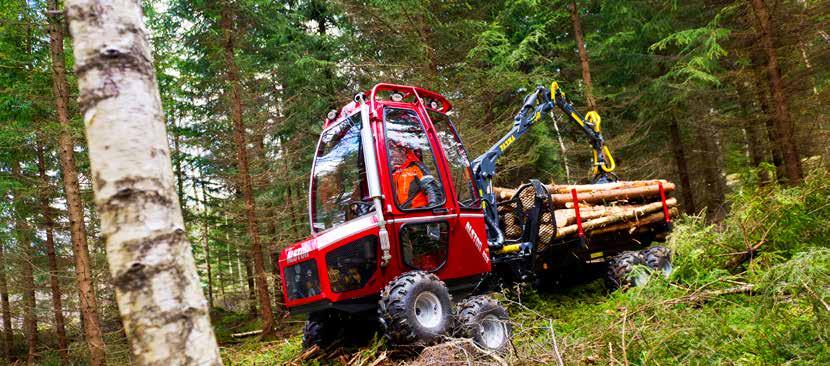 VAD ÄR SPECIELLT MED ALSTOR? Vi är nischade på små maskiner för anpassade skogsbruk. De har en unik framkomlighet och är dessutom svensktillverkade. ÄR SVERIGE DEN STÖRSTA MARKNADEN?