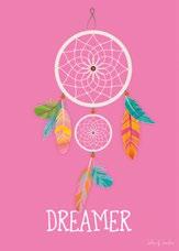 Yellow Dreamcatcher Red Dreamcatcher Purple A3.