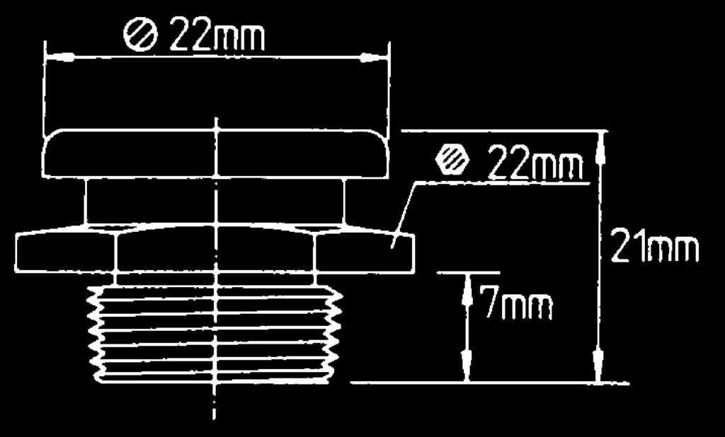 traktornippel 22 mm M22 M16x1,5 4302219 G 1