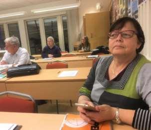 El Ora klubo -kunveno, 15 nov. en la teknika ĉambro de la gimnazio de Ingrid Segerstedt.