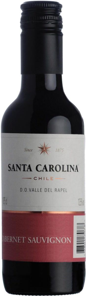 bär. Rosévin 7327 52,20 SANTA CAROLINA VARIETAL CABERNET SAUVIGNON (187 ML) CHILE, VALLE CENTRAL 100% cabernet sauvignon Fruktig smak med inslag av mörka bär