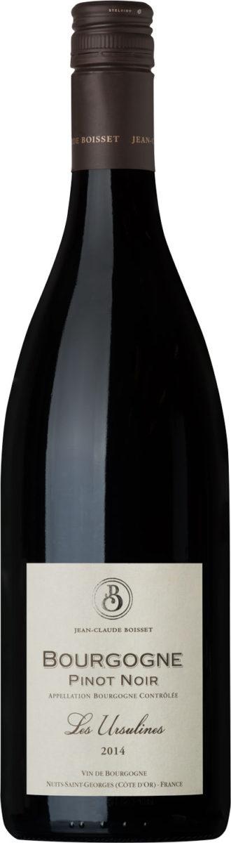 BOURGOGNE PINOT NOIR LES URSULINES FRANKRIKE, BOURGOGNE 100% pinot noir Ursprungs- och druvtypiskt bärig smak med inslag av fat, skogshallon, lingon, örter och kryddor. Elegant avslut.