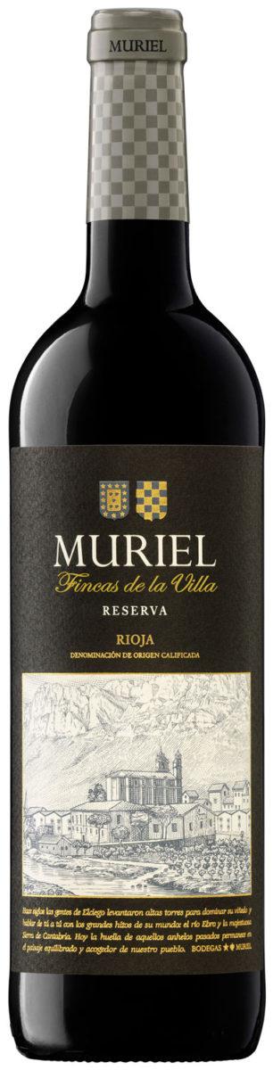 IW00000 140,00 BODEG A S M URIEL MURIEL FINCAS DE LA VILLA CRIANZA SPANIEN, RIOJA 100% tempranillo Kryddig och fruktigt vin