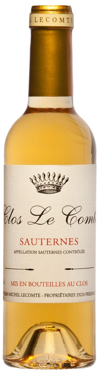 7598 239,20 CLOS LE COM TE CLOS LE COMTE SAUTERNES FRANKRIKE, SAUTERNES 45% semillon, 34% sauvignon blanc, 21%