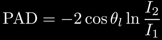 Calculation of PAD from Airborne Laser Scans We use the Beer-Lambert law to determine the density based on