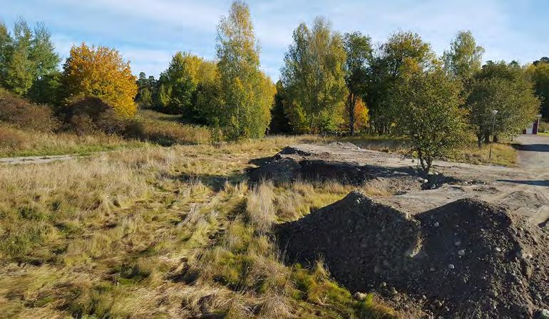 Undersökningsresultat Inget av antikvariskt intresse framkom. Samtliga 14 sökschakt bestod av en fyllning av matjord och opåverkad undergrund i form av lera.