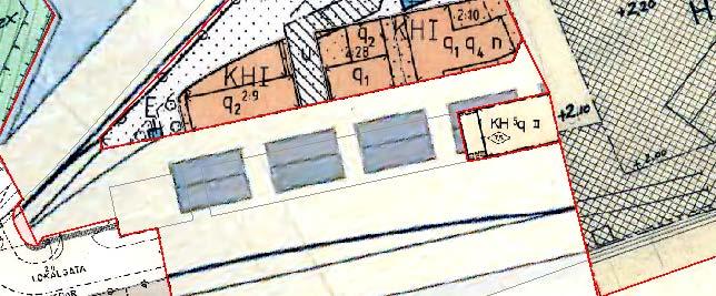 Gällande stadsplan från år 1906.