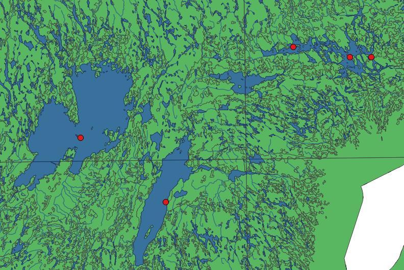 2 Materiel och metoder 2.1 Undersökningsområden I såväl Vänern som Vättern genomfördes undersökningar av glacialrelikta kräftdjur i ett centralt beläget område i vardera sjön.