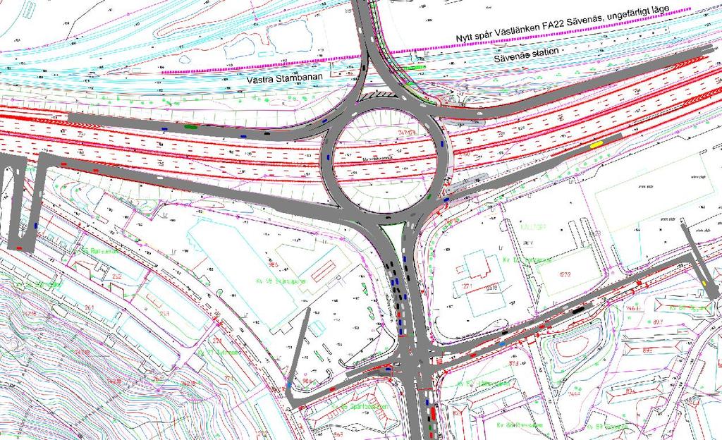 Uppdragsnr: 10208702 16 (31) Givetvis får också någon form av vägvisning (orange tavla) sättas upp ute på E20 väster om Munkebäcksmotet som hänvisar trafiken mot Torpavallsgatan via Torpamotet.