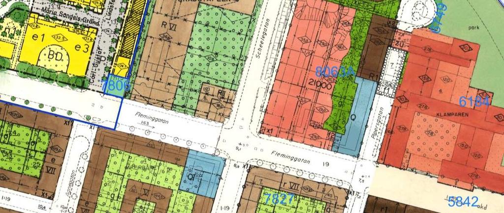 Tanken är att skapa täta och attraktiva stadsdelar med blandat innehåll och offentliga miljöer av hög kvalitet.