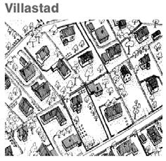 NILS flygbildstolkningsmanual 70 Stockholms byggnadsordning). Vid bildtolkningen inom NILS avgränsas enhetliga områden inom tätorter och bebyggelsemönstret klassificeras enligt nedanstående system. 1.