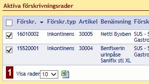 Region Skåne 7 (10) Skapa uttag Förskrivningarn som görs i Sesam LMN blir inköp som faktureras förskrivarens enhet.