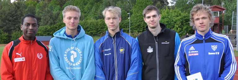 Män 100 m 10,37 0,5 Alexander Brorsson-90 IFK Växjö Uppsala 28/7 10,97 0,2 Hannes Kvist-Wirdmo-94 IFK Växjö Halmstad 14/7 11,10 1,9 Filip Nilsson-92 FIK Kalmarsund Karlskrona 8/9 11,10 1,7 Alexander