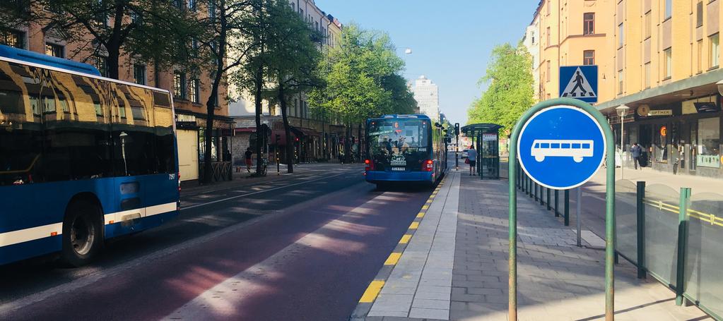 2.2 ÅTGÄRDER I STOMBUSSNÄTET 2017 Ett antal bussfrämjande åtgärder har genomförts i stombussnätet under 2017.