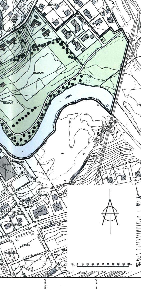 Fig. 4. Karta från Marks kommun över detaljplaneområdet.