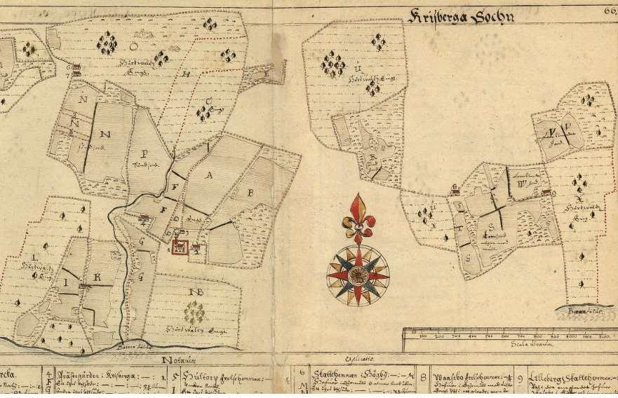 1628 börjar uppbyggnaden av det svenska Lantmäteriet. Lantmätare utbildas och de allra första s.k. geometriska jordeböckerna ser dagens ljus.
