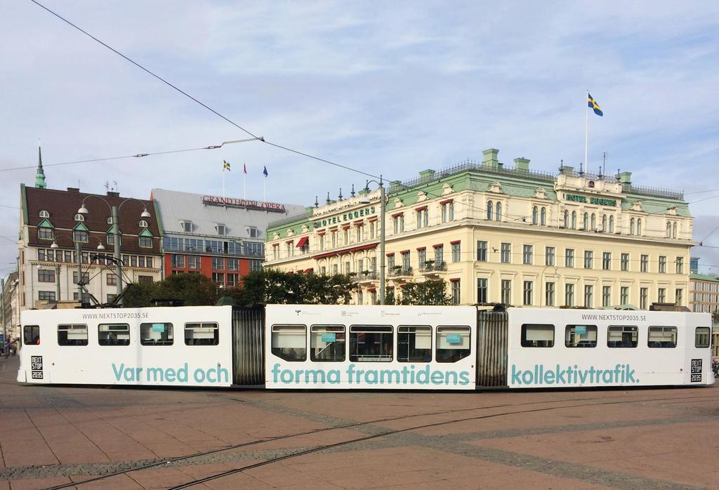 Målbilden En plan för utvecklingen av kollektivtrafiken i storstadsområdet: Samarbete mellan Västra Götalandsregionen, Västtrafik, Göteborgs Stad, Mölndal stad och Partille kommun.