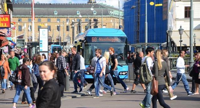 då med 60 75 % Det blir för trångt ombord för trångt i