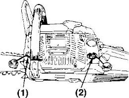 CHAIN OIL: Use an oil which is specially designed for the lubrication of chains, blades and gear drives on chain saws.