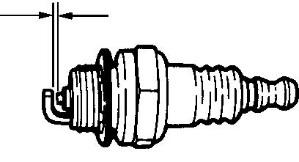 Clogging between the cooling fins will cause the motor to overheat. Check and clean the cooling fins regularly by removing the air filter and cylinder cover. Spark plug.