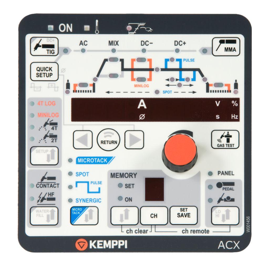 ALTERNATIV - UTRUSTNING OCH PROGRAMVARA MasterTig 2300ACDC är en 230 A-version med strömkälla för anslutning till 230 V enfasnät.