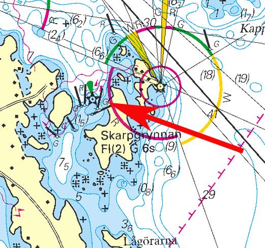 Nr 254 6 Bottenhavet / Sea of Bothnia * 5575 (T) Sjökort/Chart: 532, 533, 5331 Sverige. Bottenhavet. Sandarne småbåtshamn. Rörarbete.