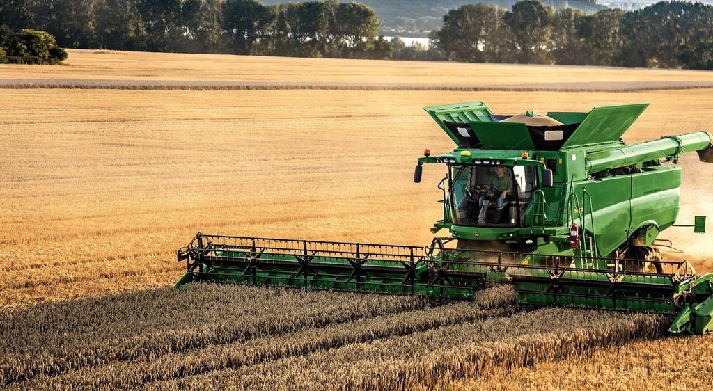 John Deere Tröskor Halm och kärnkvalitet Låga servicekostnader