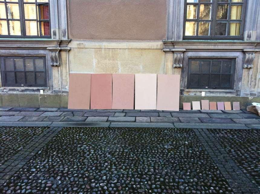 Stora målade prover