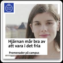 Film, sociala medier I filmformatet 1:1 används KTH:s introanimation för att knyta ihop sociala