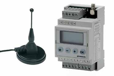 TRÅDLÖS BASSTATION FLTA är en basstation för trådlösa transmittrar och I/O moduler. Från FLTA, kan mätningar läsas via Modbus RTU och via de 8 analoga utgångarna.