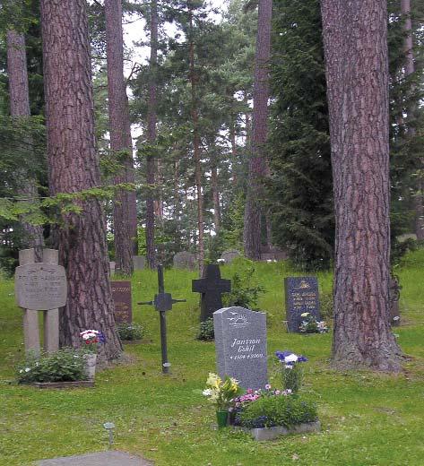 Stilar och typer av kyrkogårdar: 6. Gräskyrkogård En begravningsplats eller kyrkogård med sammanhängande, klippta gräsytor, åtskilda av gångar och häckar eller friväxande buskage.