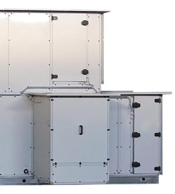 Luftbehandlingsaggregatet tillverkas i två standardiserade