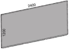 Skrivtavla 1 modul Skrivtavla med skrivyta av emaljerad stålplåt. Inkl. pennhylla och väggfäste. Montering ingår ej.