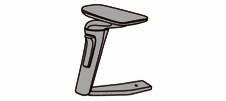 1 = Låg rygg (598 mm) 2 = Mellan rygg (687 mm) CF1XX Den tredje siffran betecknar om stolen har armstöd eller inte.