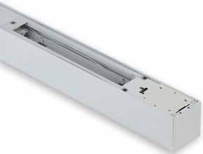 IP20 5x2,5mm² 3x2,5mm² AIL14493 Infällningsram till T5-modellerna Konstruktion > > Stomme i vit (RAL 9016) pulverlackerad aluminiumprofil > > Bländskydd av anodiserat aluminium (33) eller räfflad