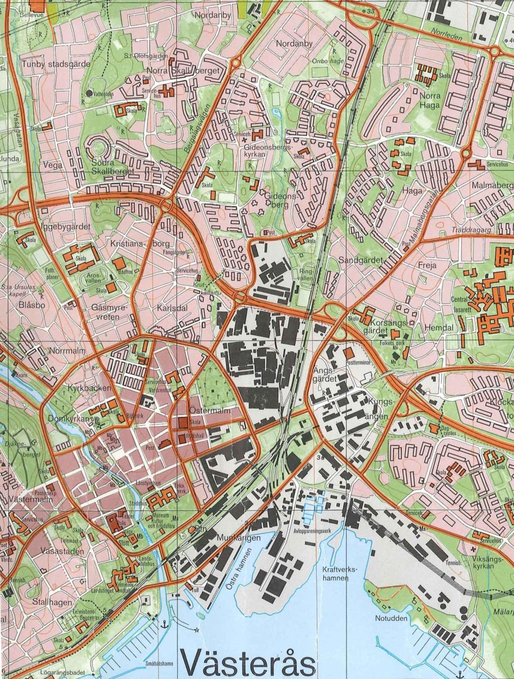 Kartfigur Kartor ur allmänt kartmaterial Lantmäteriet Gävle. Ärende nr MS2012/02954. Figur 4.