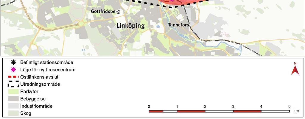 Stationen får totalt nio plattformsspår i upphöjt läge och spårområdets bredd vid stationsområdet blir ca 100 meter.