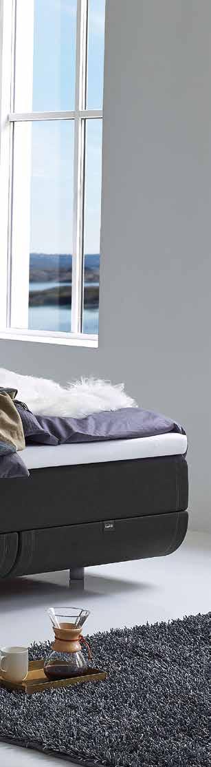 Den kontinentala modellens eleganta design har en djup madrassektion ovanpå en robust sängbotten, designen blir komplett med en inbjudande bäddmadrass som kan skräddarsys för att passa dina behov.