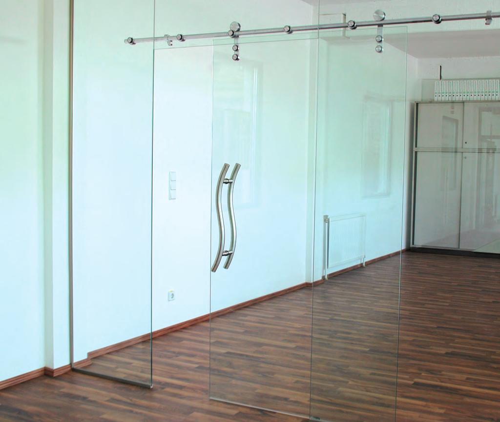 Bohle SlideTec Rostfritt stål( AISI 1.304) och glas. En perfekt kombination för modern interiör.