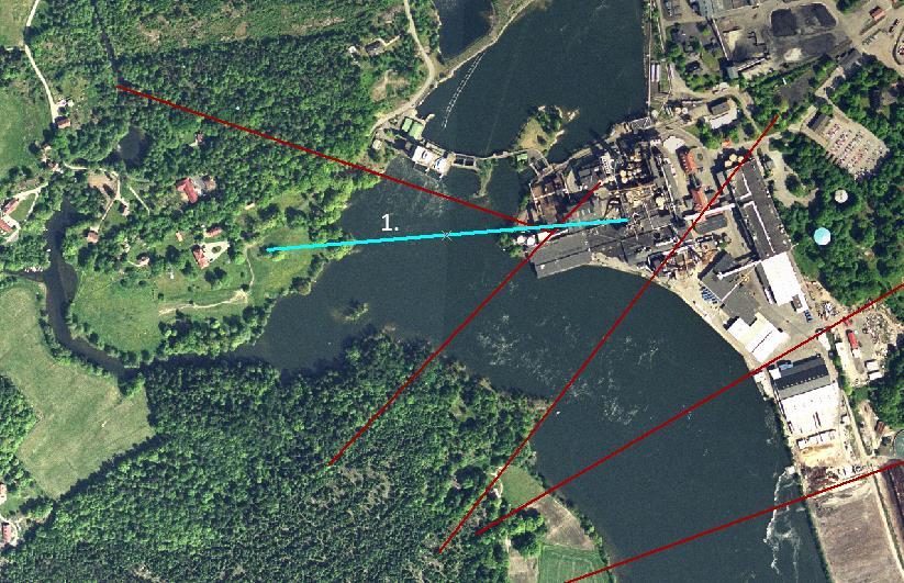 Resultat Resultaten från modellsimuleringarna är beräknade vattennivåer och vattenhastighet i specifika beräkningspunkter längs hela vattendraget, varav resultat för sex punkter har valts ut för