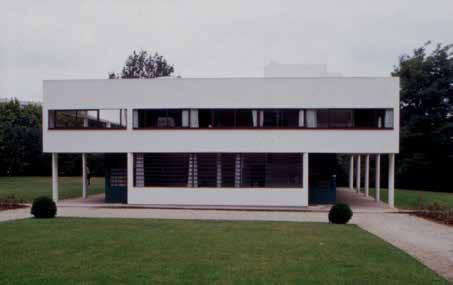Exempel på innovationer Villa Savoye Poissy, Le Corbusier 1928 30.