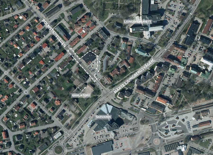 1(16) Detaljplan för fastigheten Klockaren 8 med flera (korsningen Bolmstadsvägen/Kristina Nilssonsgatan) Ljungby stad, Ljungby kommun PLANBESKRIVNING Den här detaljplanen genomförs med