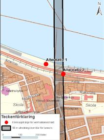 19 3.4.6 Ventilationsschakt Stadsgårdskajen Vid Stadsgårdskajen har tunneln en av sina två lågpunkter.