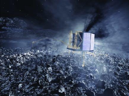 Rymdsonden ROSETTA Kometlandaren PHILAE ESA:s tekniska