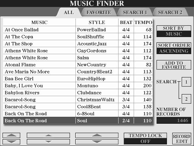 Snabbguide Kalla fram bästa inställningen för Din musik Music Finder Skapa en uppsättning av favoritinställningar Efter att ha upptäckt den praktiska sökfunktionen och fördjupat Dig i