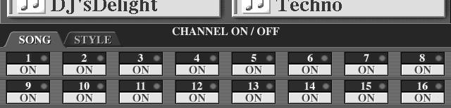 Snabbguide Song uppspelning [SP1] knappen växlar från grönt till rött från det att [SP1] punkten spelas.