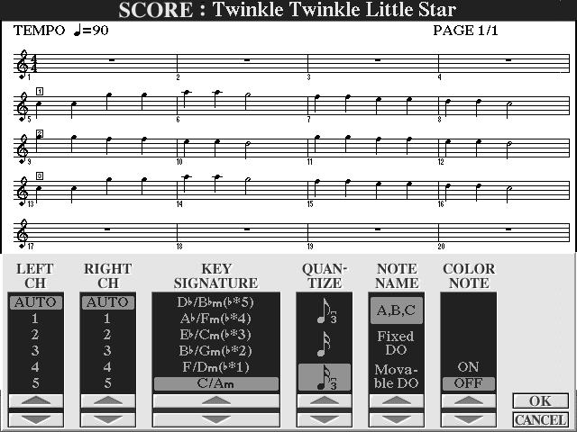 Referensdel Song uppspelning Snabbguide på sidan 43 Med Song uppspelningsfunktionen i TYROS kan Du spela upp MIDI Song (sequence) data.